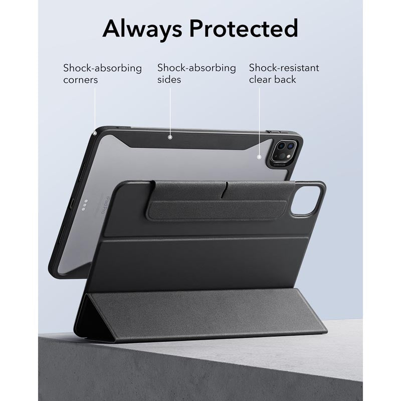 ESR iPad Pro 11 (2024) Rebound Hybrid 360 Case (Black)