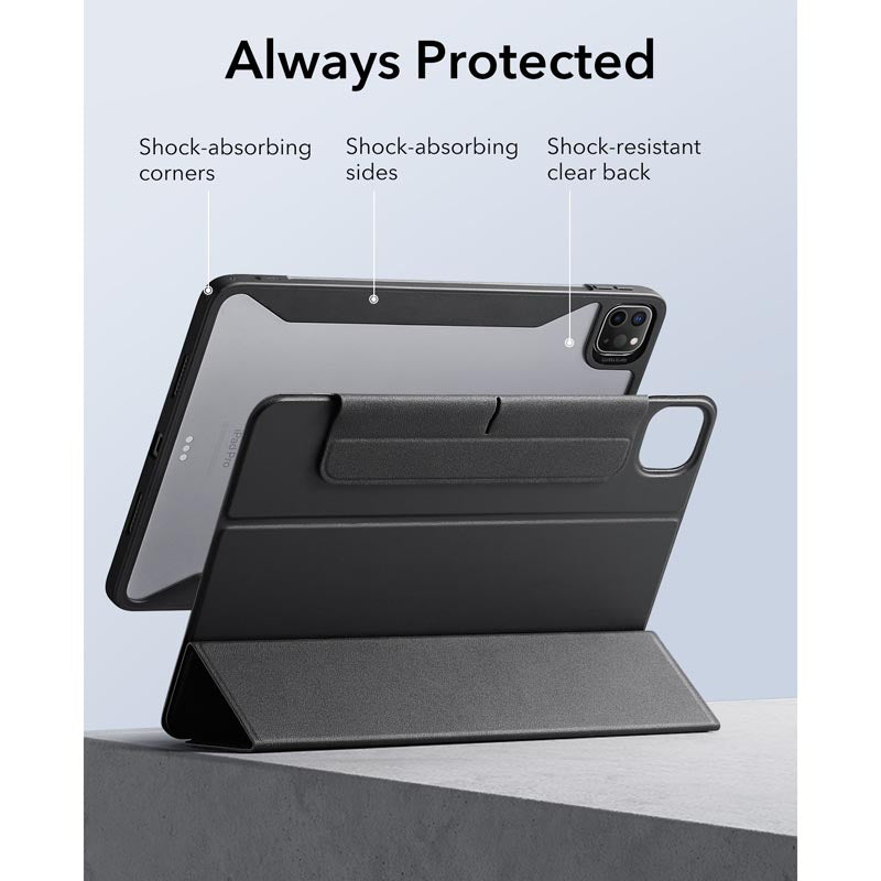 ESR iPad Pro 13 (2024) Rebound Hybrid 360 Case (Black)