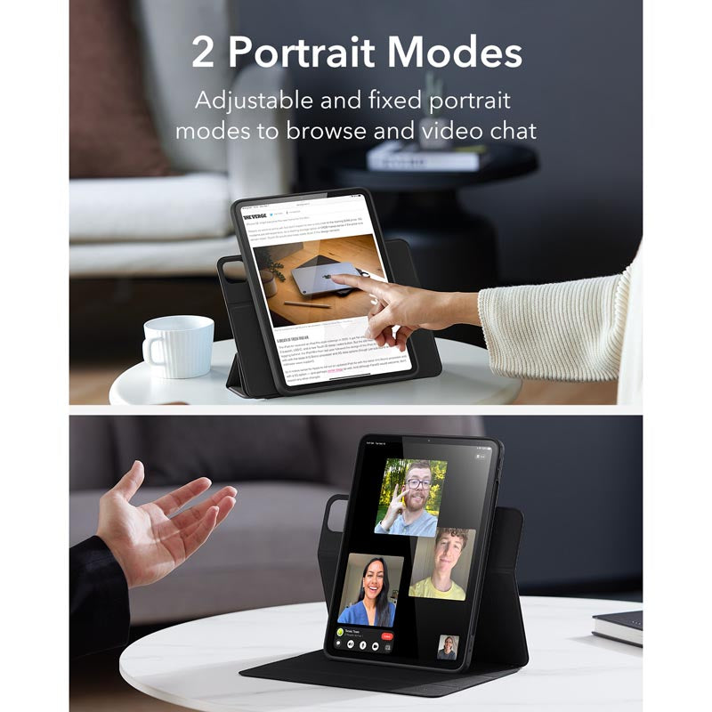 ESR iPad Pro 13 (2024) Rebound Hybrid 360 Case (Black)