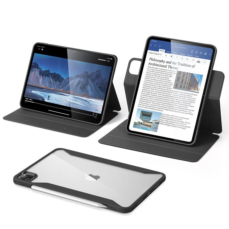 ESR iPad Pro 13 (2024) Rebound Hybrid 360 Case (Black)