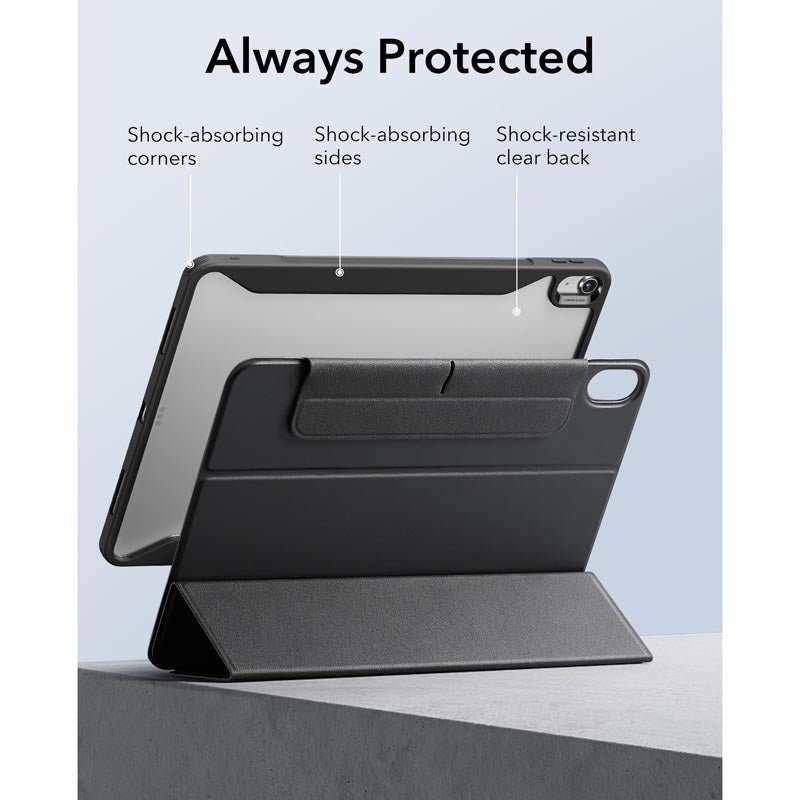 ESR iPad Air 13 (2024) Rebound Hybrid 360 Case (Black)