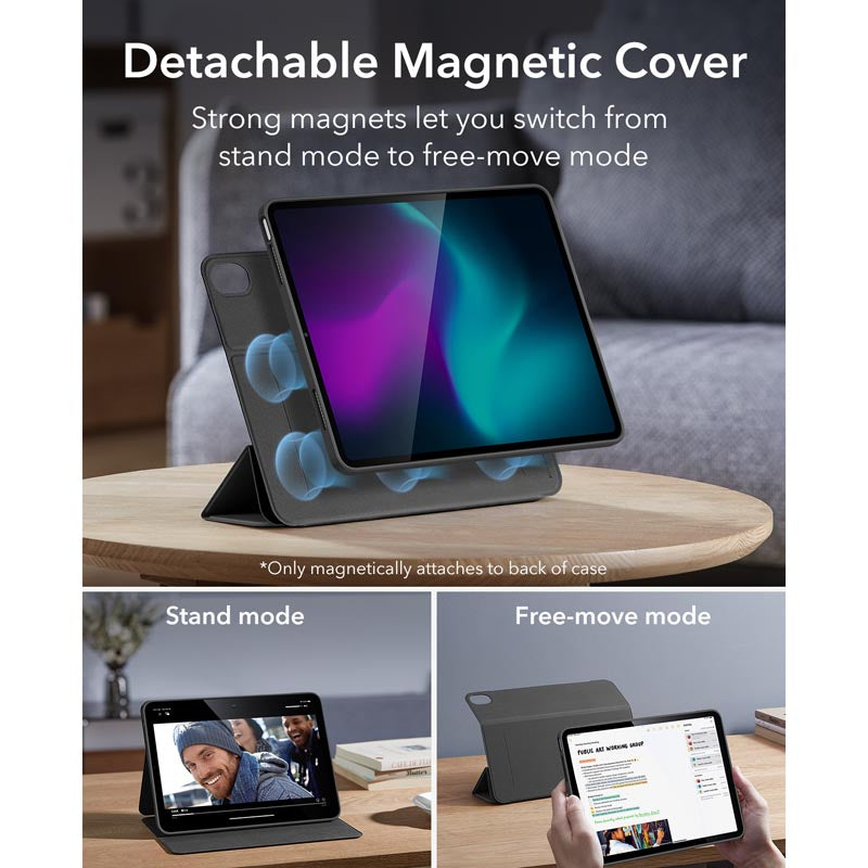 ESR iPad Air 13 (2024) Rebound Hybrid 360 Case (Black)