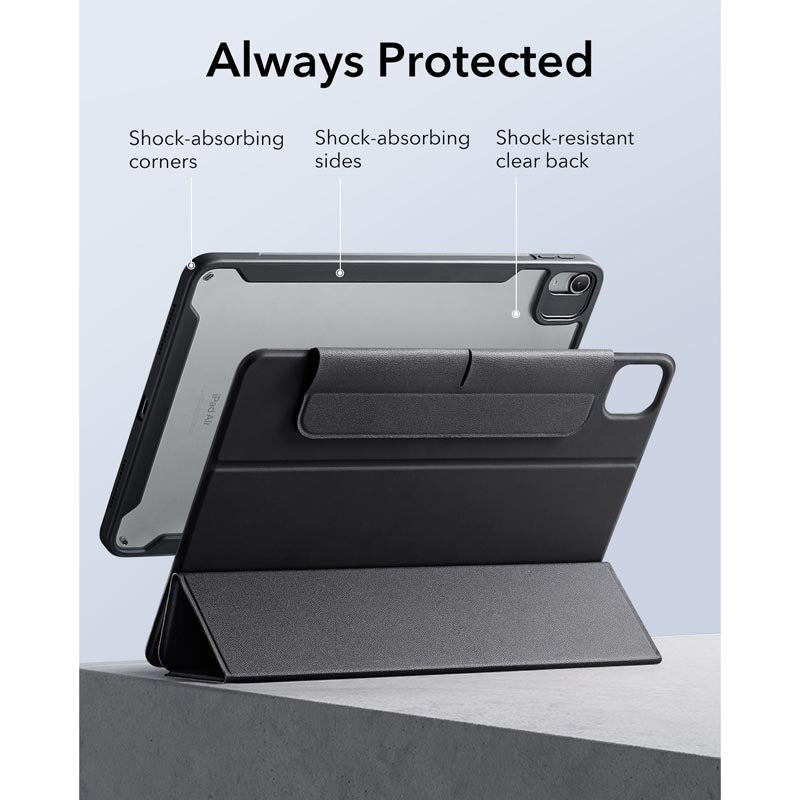 ESR iPad Air 11 (2024) & iPad Air 5/4 Rebound Hybrid 360 Case (Black)