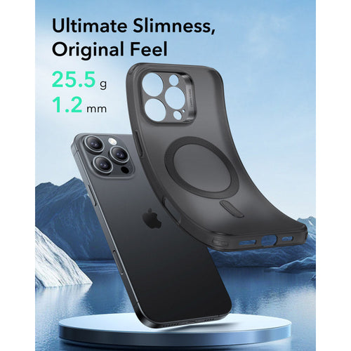 ESR iPhone 16 Pro Max Zero Clear Case (HaloLock) - Frosted Black