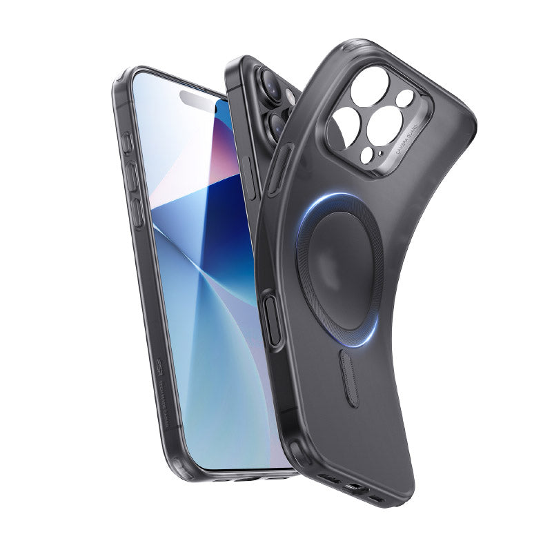ESR iPhone 16 Pro Zero Clear Case (HaloLock) - Frosted Black