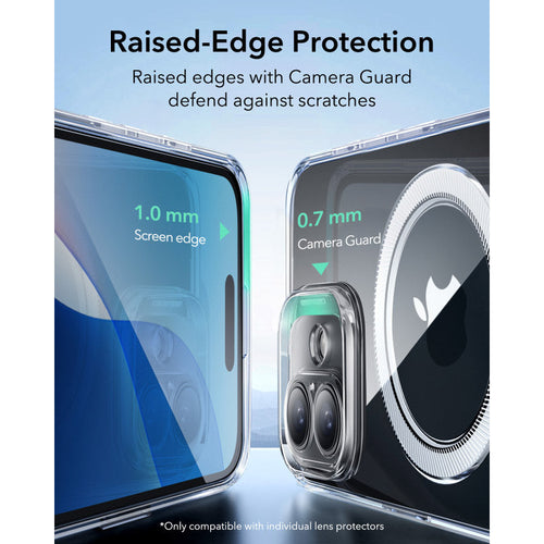 ESR iPhone 16 Zero Clear Case (HaloLock) - Clear