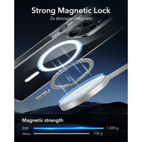 ESR Samsung Galaxy S25 Ultra Classic Hybrid MagSafe Case with HaloLock - Clear