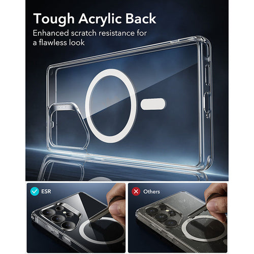 ESR Samsung Galaxy S25 Ultra Classic Hybrid MagSafe Case with HaloLock - Clear