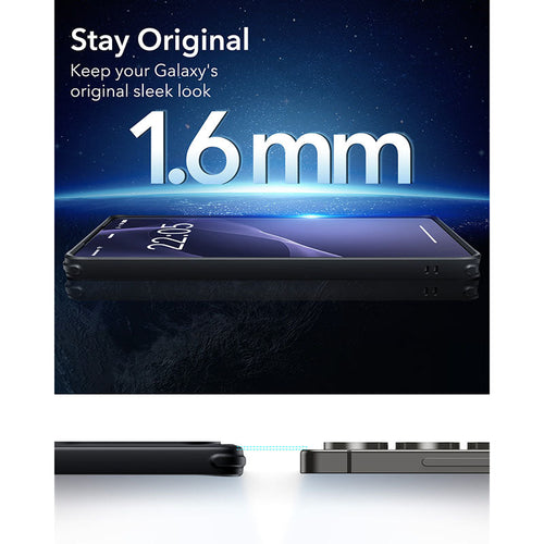 ESR Samsung Galaxy S25 Ultra Classic Hybrid MagSafe Case with HaloLock - Clear Black