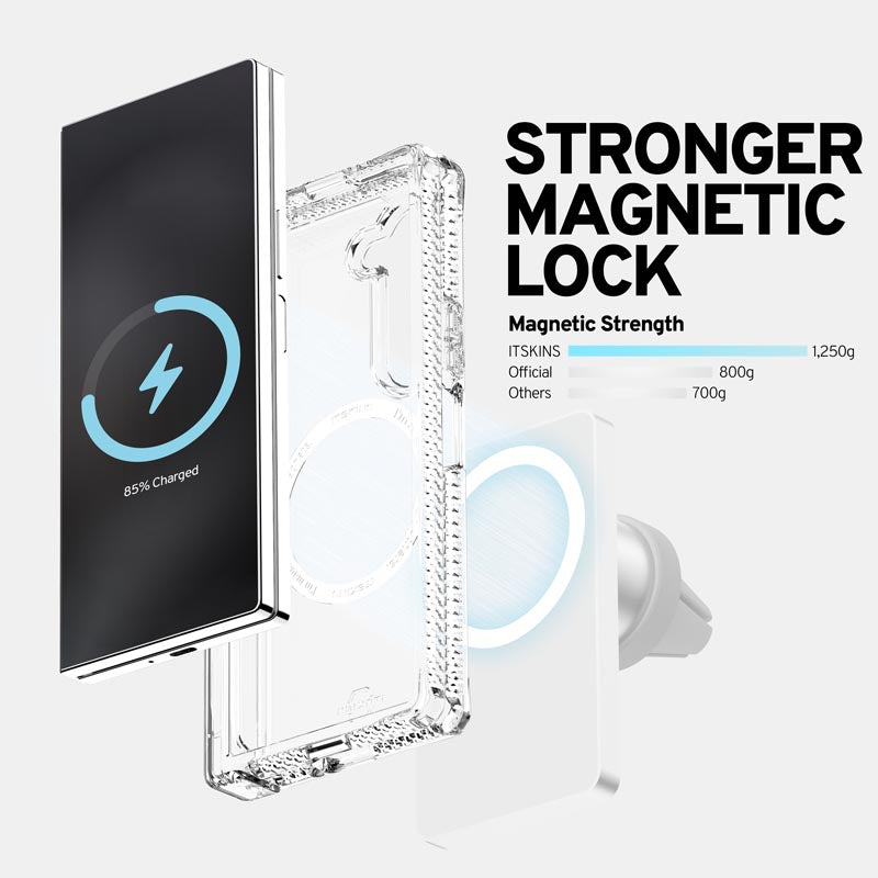 ITSKINS Galaxy Z Fold 6 Hybrid R Clear Hinge with Magsafe Transparent