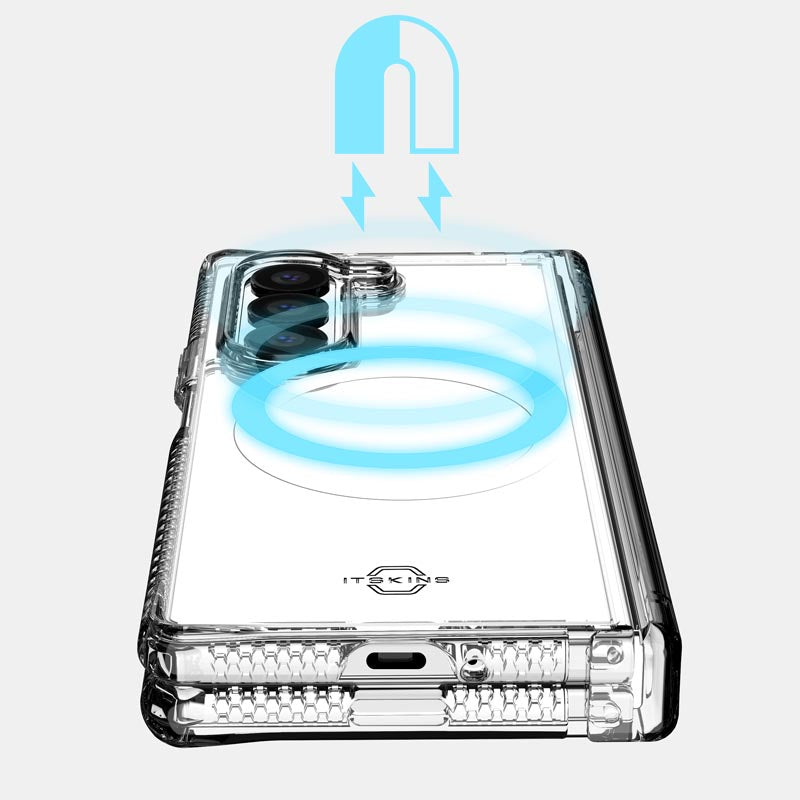 ITSKINS Galaxy Z Fold 6 Hybrid R Clear Hinge with Magsafe Transparent