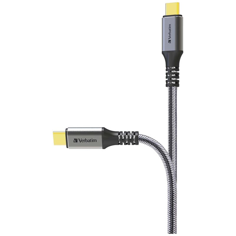 Verbatim VM66822 USB4.0 20Gps PD3.1 C-C 240W Cable 1.2M