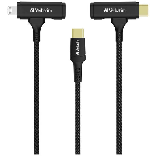 Verbatim VM66974 USB-C+Lightning 2in1 Cable 1.2M