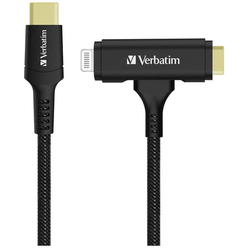 Verbatim VM66974 USB-C+Lightning 2in1 Cable 1.2M
