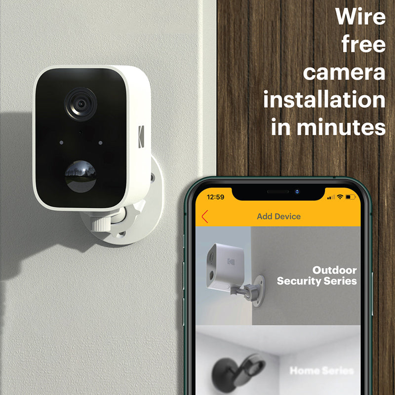 Kodak F882 Infinio Indoor/Outdoor Twin pack Security Camera