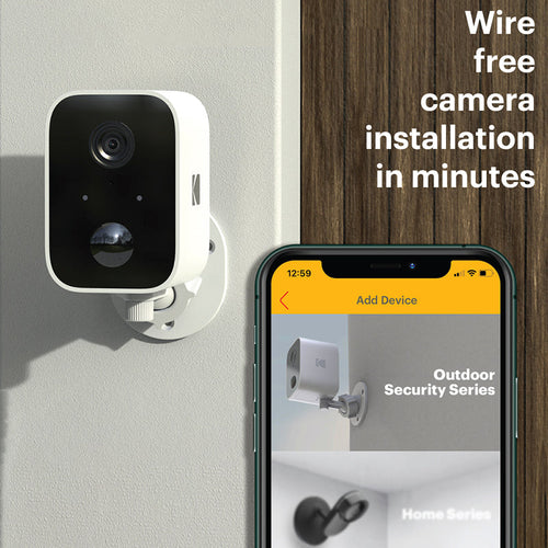 Kodak F882 Infinio Indoor/Outdoor Twin pack Security Camera