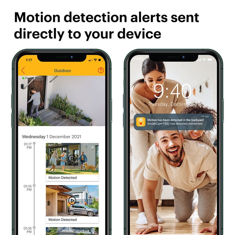 Kodak F882 Infinio Indoor/Outdoor Twin pack Security Camera