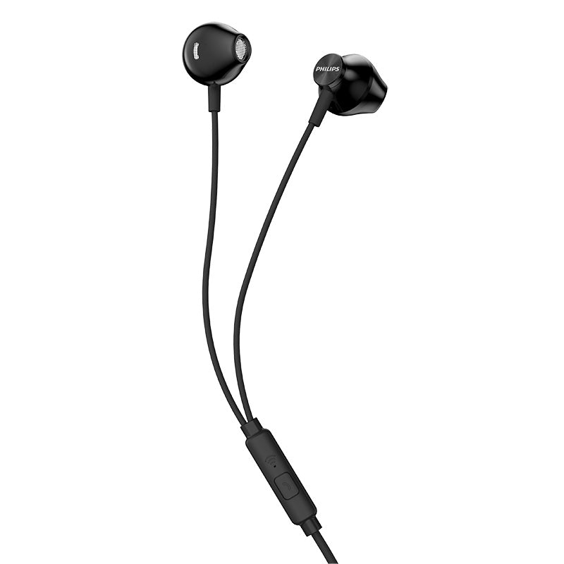 Philips TAUE101BK/00 Wired Earbud with Mic (Black)