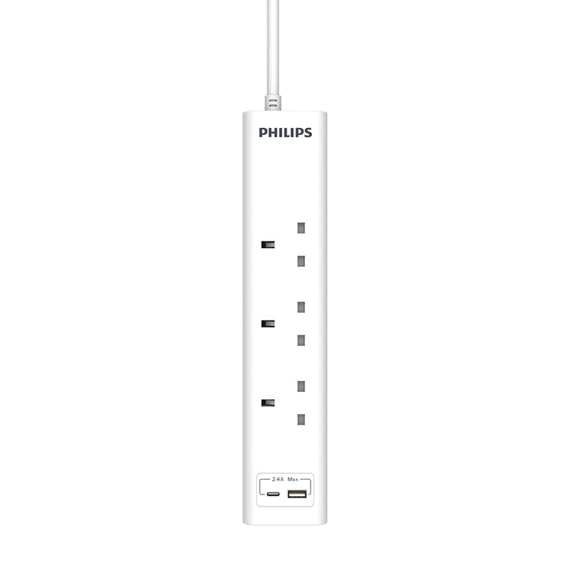 Philips CHP4131WA/69 3way 2M 1 USB-A & 1 USB-C Extension