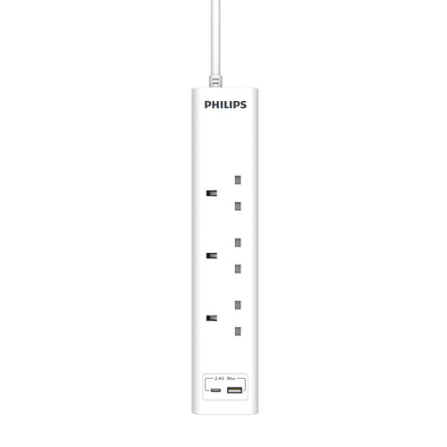 Philips CHP4131WA/69 3way 2M 1 USB-A & 1 USB-C Extension