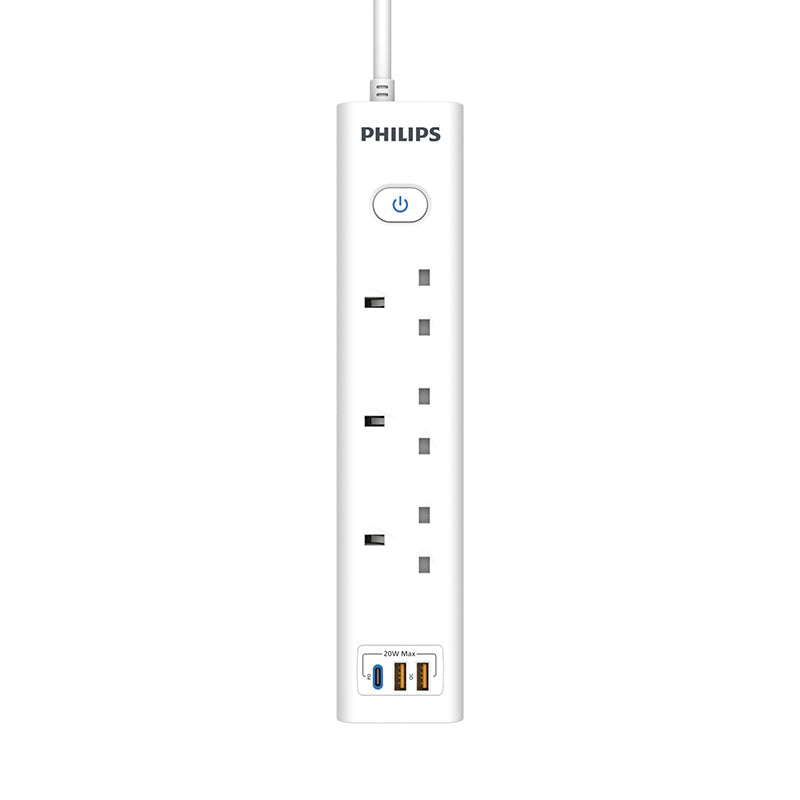 Philips CHP8231WA/69 3way 2M 2 USB-A & 1 USB-C Extension