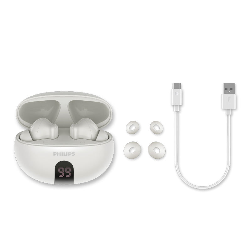 Philips TAT3559WT/97 True Wireless ANC In-Ear (White)