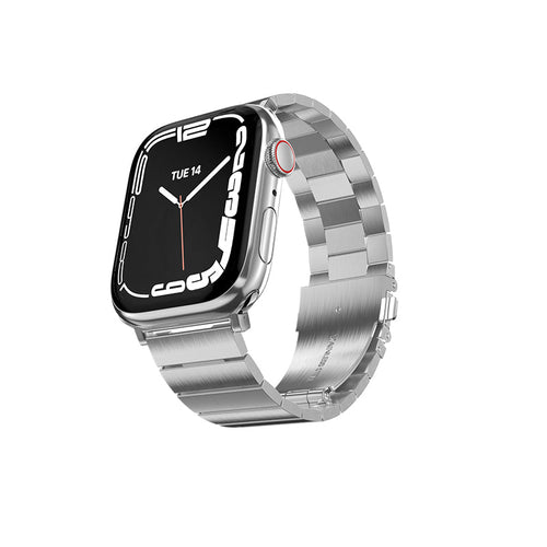 MagEasy Maestro Stainless Steel Apple Watch Band - 38mm / 40mm / 41mm (Silver)