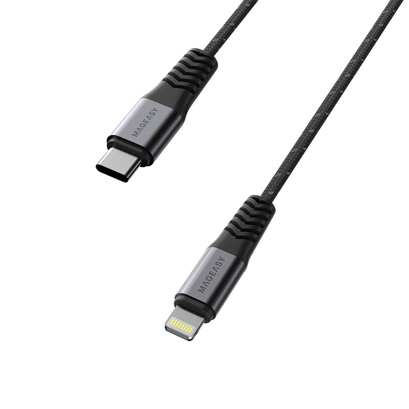 MagEasy LINKLINE 1.5m USB-C To Lightning Cable (Black)