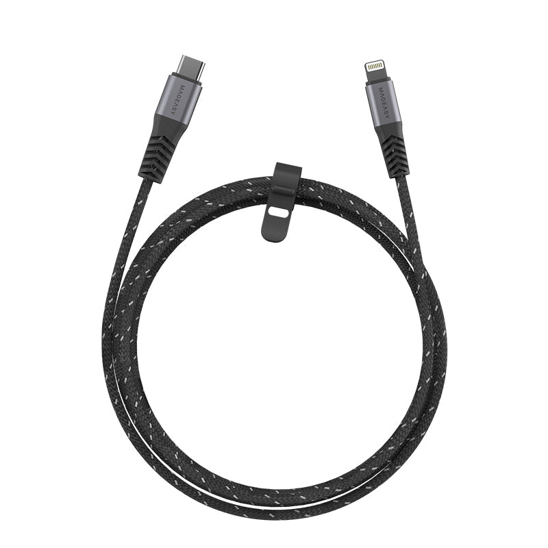 MagEasy LINKLINE 1.5m USB-C To Lightning Cable (Black)