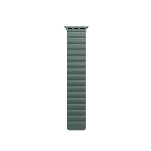 MagEasy Skin Silicone Magnetic Apple Watch Band - 42mm / 44mm / 45mm (Pine Green)
