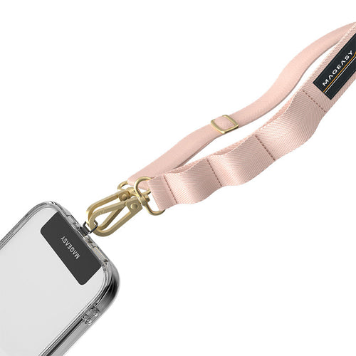 MagEasy Strap+Strap Card-20mm for iPhone - Blossom Pink