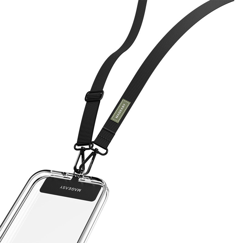 MagEasy Strap+Strap Card-20mm for iPhone - Stripe Black