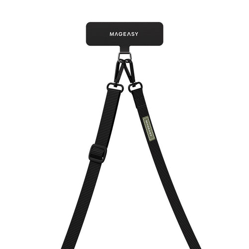 MagEasy Strap+Strap Card-20mm for iPhone - Stripe Black