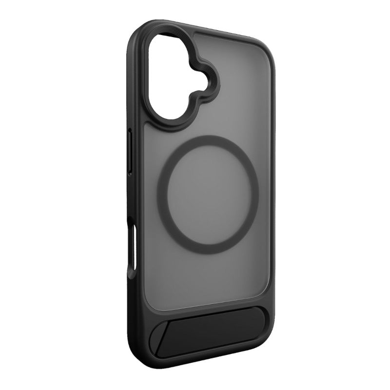 SwitchEasy iPhone 16 (2024) Black EasyStand M Stand Guard Protective Case Black