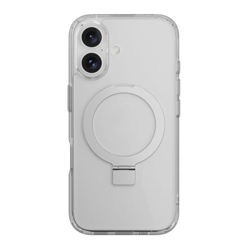 SwitchEasy iPhone 16 (2024) Clear MagStand M Stand Guard Protective Case Clear