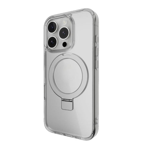 SwitchEasy iPhone 16 Pro Max (2024) Clear MagStand M Stand Guard Protective Case Clear