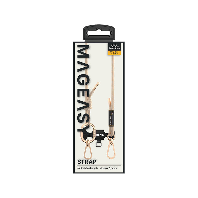 MagEasy Strap+Strap Card-6mm for iPhone - Rosè