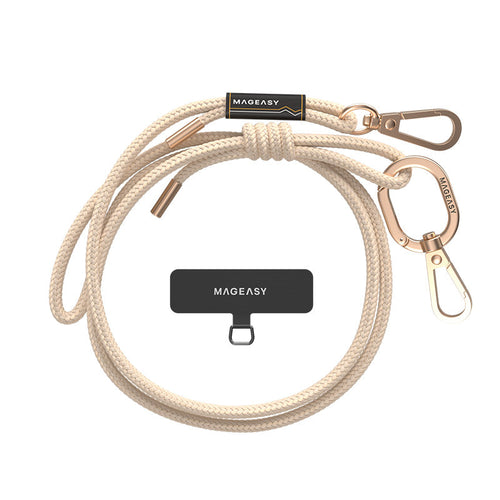 MagEasy Strap+Strap Card-6mm for iPhone - Rosè