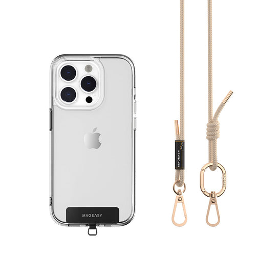 MagEasy Strap+Strap Card-6mm for iPhone - Rosè