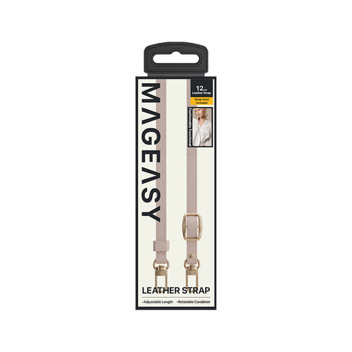 MagEasy 12mm Leather Strap - Rosé