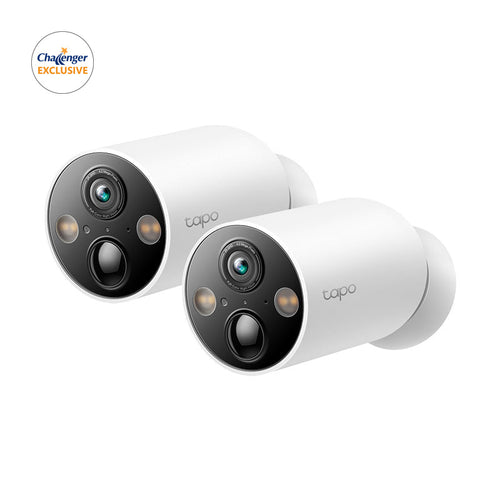 [Challenger Exclusive] TP-Link Tapo C425 Smart Wire-free Security Camera (2-Pack)