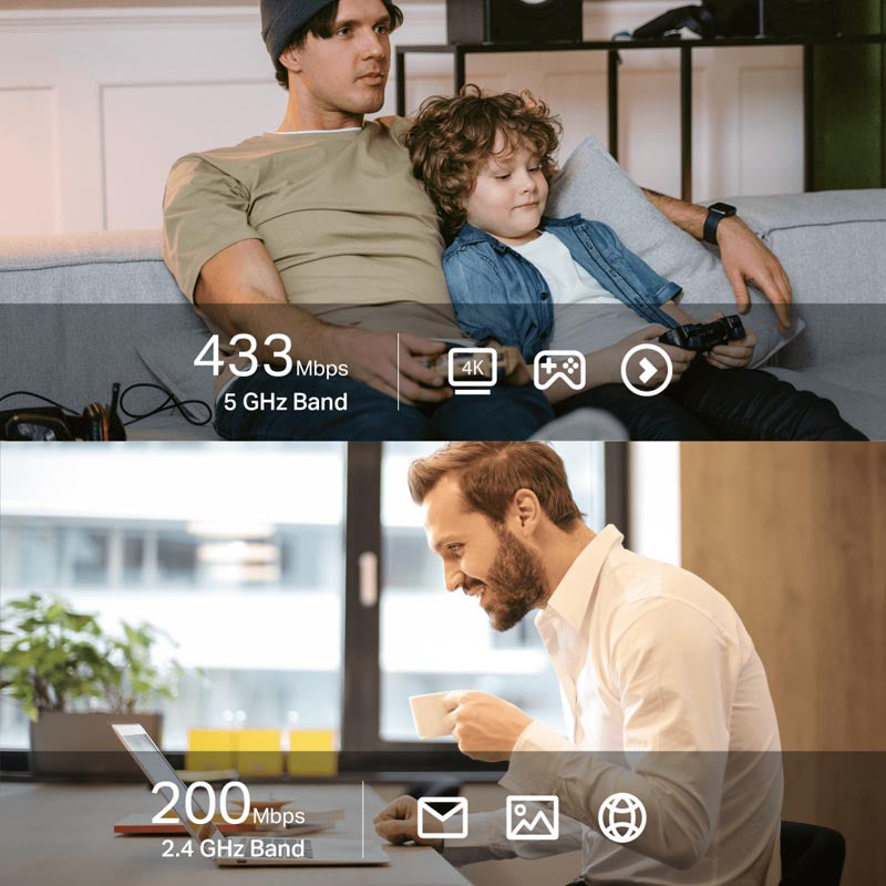 TP-Link Archer T600UB AC600 Nano Wi-Fi BT USB Adapter