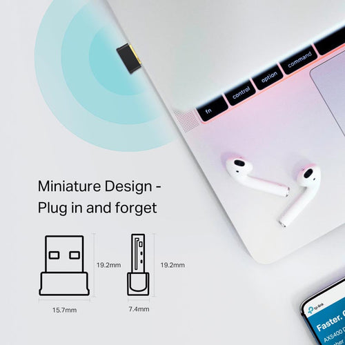 TP-Link Archer T600UB AC600 Nano Wi-Fi BT USB Adapter