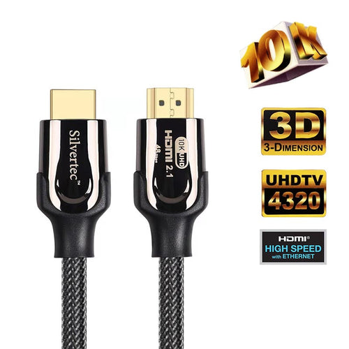 Silvertec 10K3M Zinc Aloy HDMI 2.1 Ultra HD 10K 3M