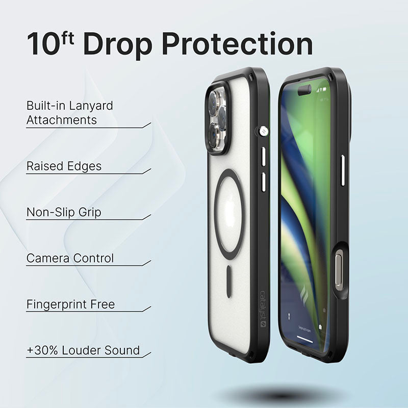 Catalyst iPhone 16 Pro Max (2024) Stealth Black Influence Case MagSafe