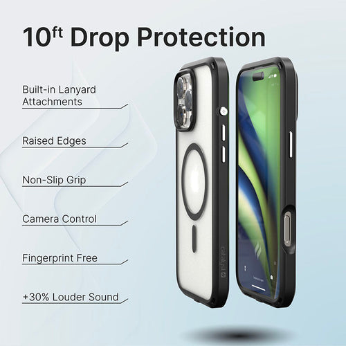 Catalyst iPhone 16 Pro Max (2024) Stealth Black Influence Case MagSafe