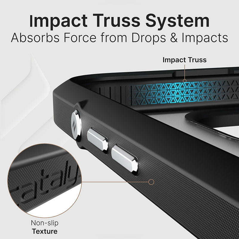Catalyst iPhone 16 Pro Max (2024) Stealth Black Influence Case MagSafe