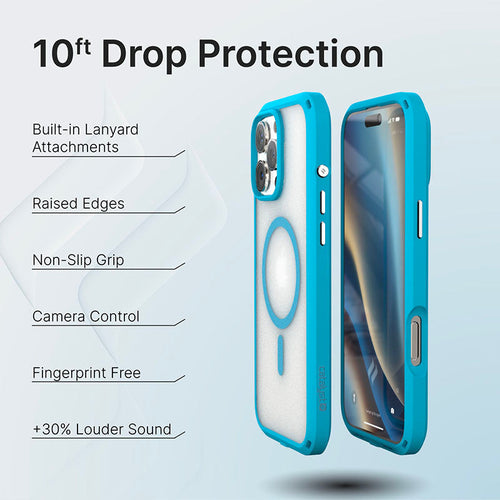 Catalyst iPhone 16 Pro Max (2024) Ocean Blue Influence Case MagSafe