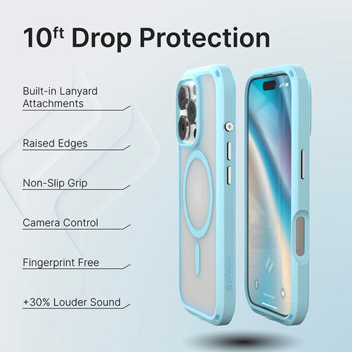 Catalyst iPhone 16 Pro (2024) Sky Blue Influence Case MagSafe