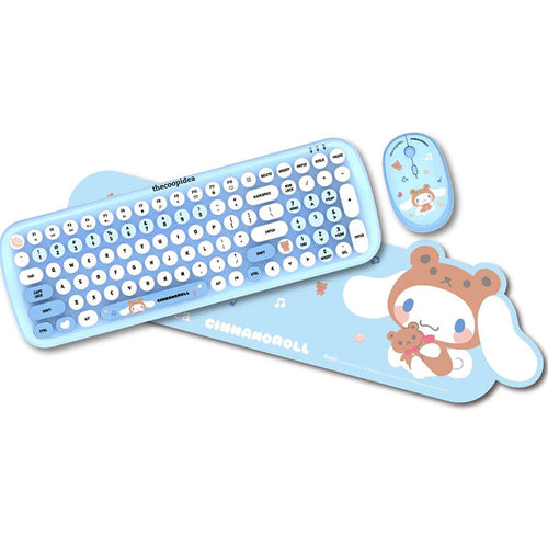Thecoopidea Cinnamoroll Sanrio TAPPY+ Wireless KB & Mouse Set